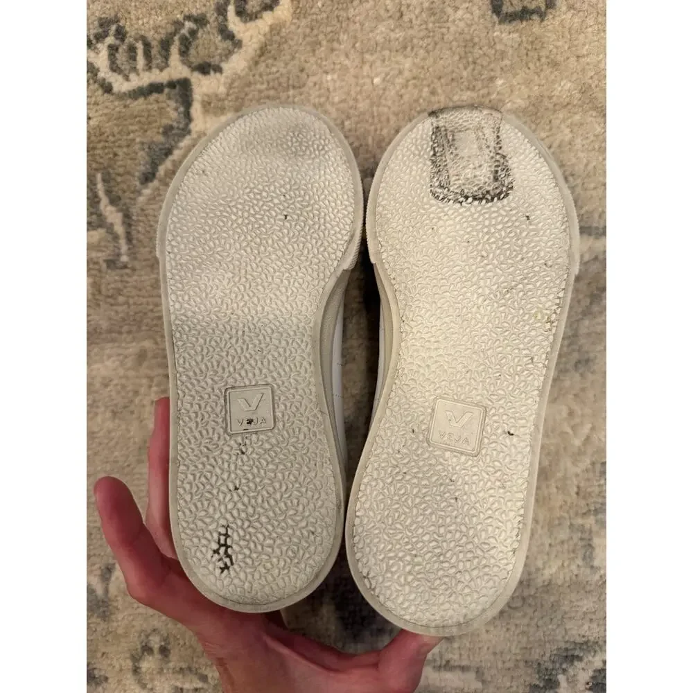 VEJA Low Esplar Leather Lace-Up Sneakers | White Great Condition Size 5 EUR 36 - Picture 4 of 16